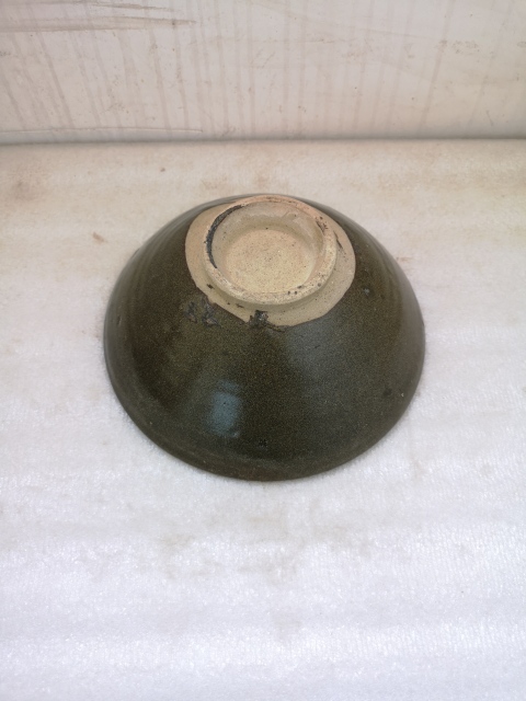 古玩陶瓷山西窯口茶葉末釉鐵銹斑紋碗拍賣，當前價格998元