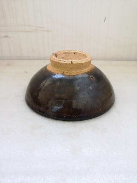 古玩陶瓷磁州窯窯變黑釉大碗拍賣(mài)，當(dāng)前價(jià)格680元