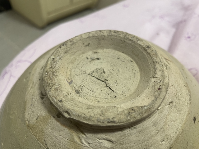 古玩陶瓷長沙窯褐綠彩花卉紋碗拍賣，當前價格13000元