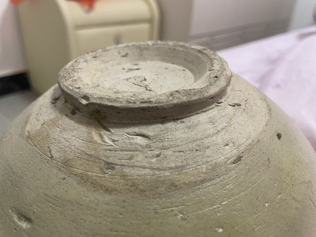 古玩陶瓷長沙窯褐綠彩花卉紋碗拍賣，當前價格13000元