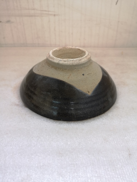 古玩陶瓷磁州窯黑釉斗笠碗拍賣(mài),當(dāng)前價(jià)格850元