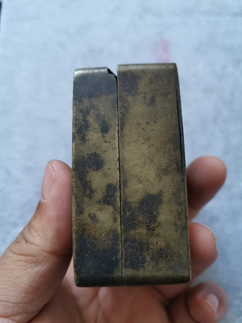 古玩銅器銅墨盒拍賣，當前價格900元