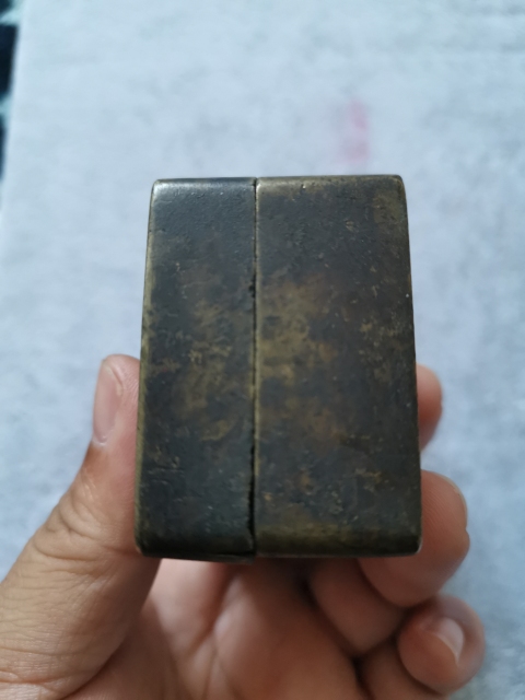古玩銅器銅墨盒拍賣，當前價格900元
