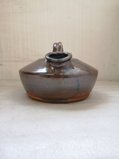 古玩陶瓷磁州窯紫金釉虎子拍賣,當前價格1200元