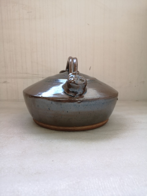 古玩陶瓷磁州窯紫金釉虎子拍賣,當前價格1200元