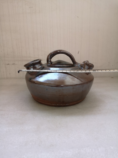 古玩陶瓷磁州窯紫金釉虎子拍賣,當前價格1200元
