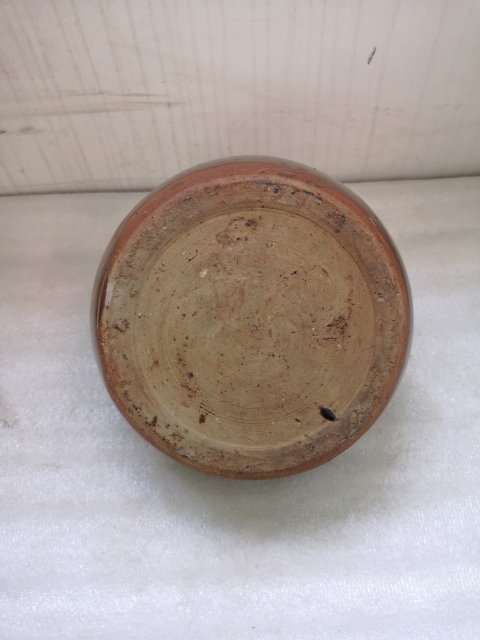 古玩陶瓷磁州窯紫金釉虎子拍賣,當前價格1200元