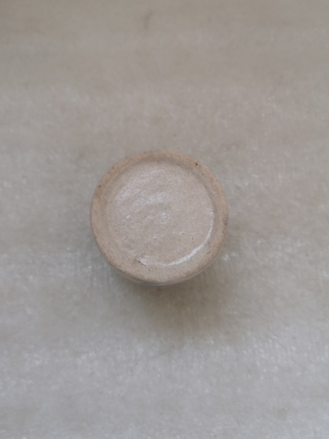 古玩陶瓷青花淡描花卉紋水盂拍賣,當前價格450元
