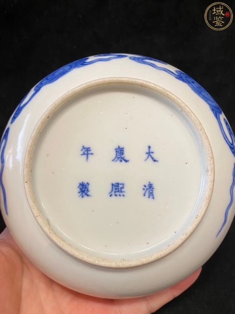 中国古美術・元款青花磁鱼藻紋罐・青花磁・純手描き・陶芸・花瓶