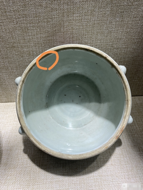 古玩陶瓷民國牡丹花卉紋四系粥罐拍賣，當(dāng)前價(jià)格258元