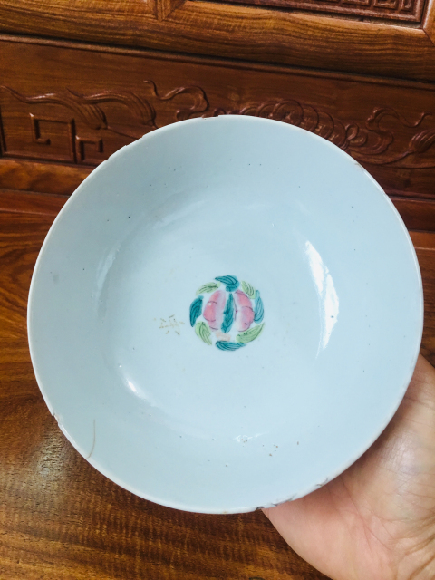 古玩陶瓷粉彩四季花卉紋碗拍賣，當前價格300元