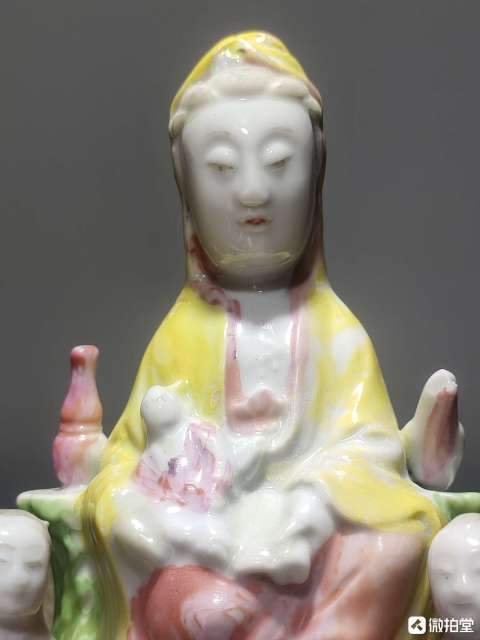 古玩陶瓷送子觀音塑像拍賣，當前價格880元
