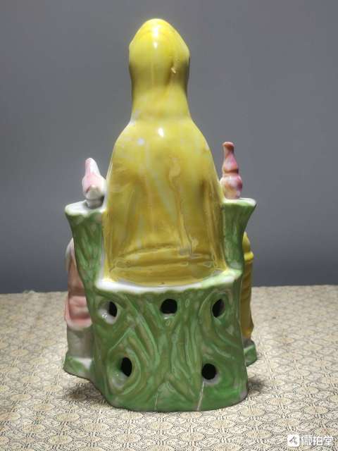 古玩陶瓷送子觀音塑像拍賣，當前價格880元