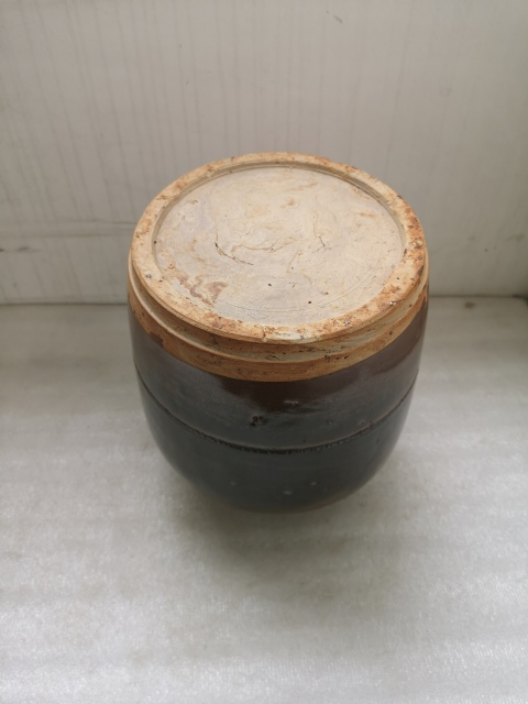 古玩陶瓷磁州窯窯變黑釉雙系瓶拍賣,當前價格680元