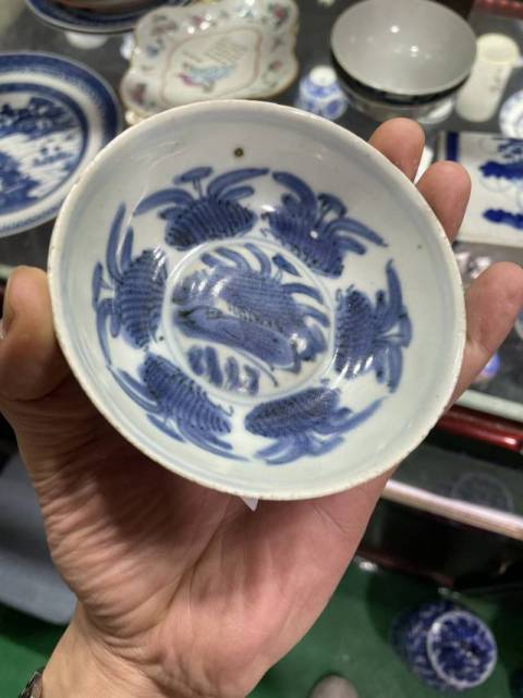 古玩陶瓷青花小碟拍賣，當(dāng)前價格4000元