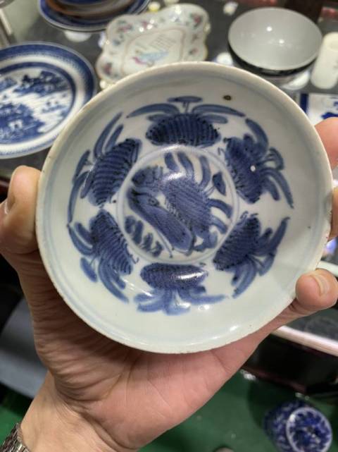 古玩陶瓷青花小碟拍賣，當(dāng)前價格4000元