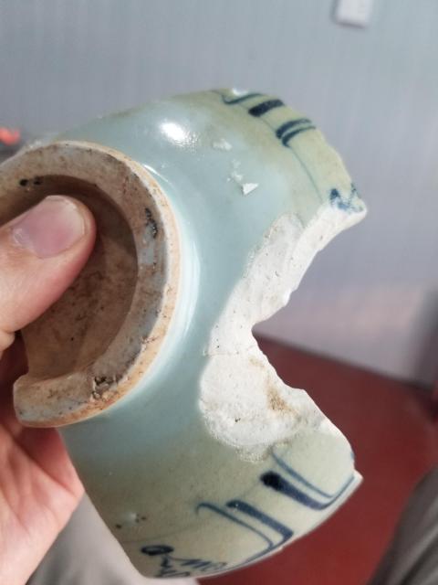 古玩陶瓷元青花標(biāo)準(zhǔn)器標(biāo)本拍賣，當(dāng)前價格4600元