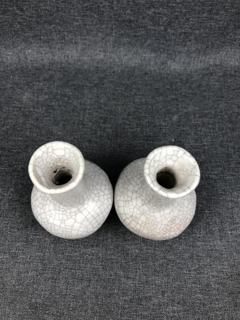 古玩陶瓷哥釉連坐瓶拍賣,當(dāng)前價(jià)格800元