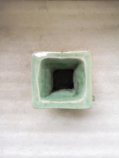 古玩陶瓷青瓷四羊方尊拍賣,當前價格298元