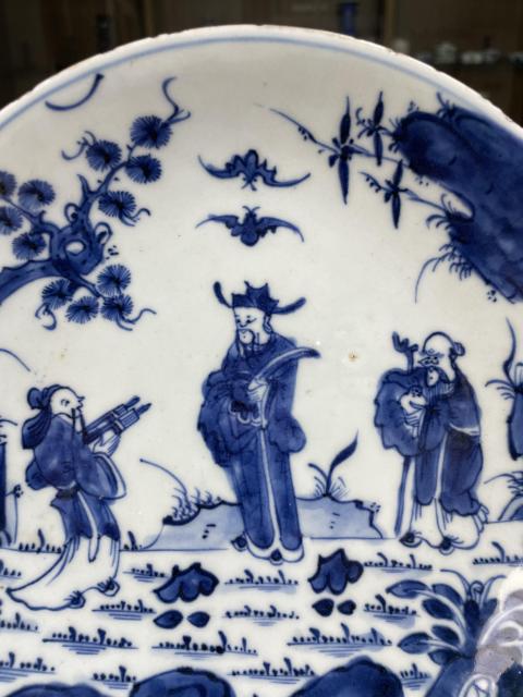 古玩陶瓷清雍正 精品福祿壽三星紋盤拍賣,當前價格2388元