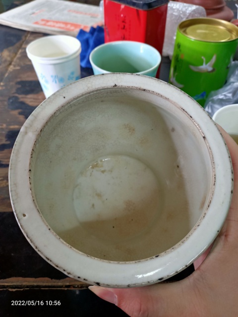 古玩陶瓷民國青釉馬蹄尊拍賣,當前價格3888元