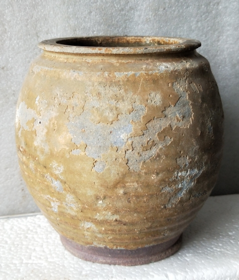 古玩陶瓷隋唐 黃釉罐拍賣,當前價格198元