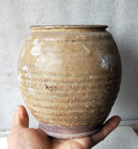 古玩陶瓷隋唐 黃釉罐拍賣,當前價格198元