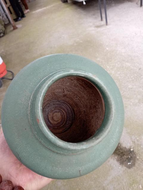古玩陶瓷南方窯口綠釉蓋罐拍賣，當前價格600元