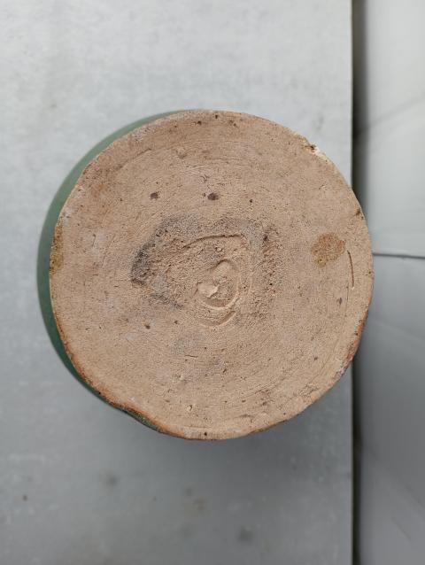 古玩陶瓷南方窯口綠釉蓋罐拍賣，當前價格600元