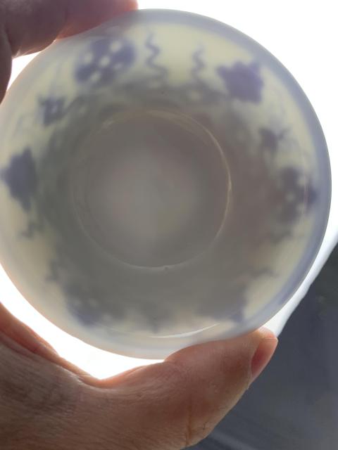 古玩陶瓷青花杯真品鑒賞圖