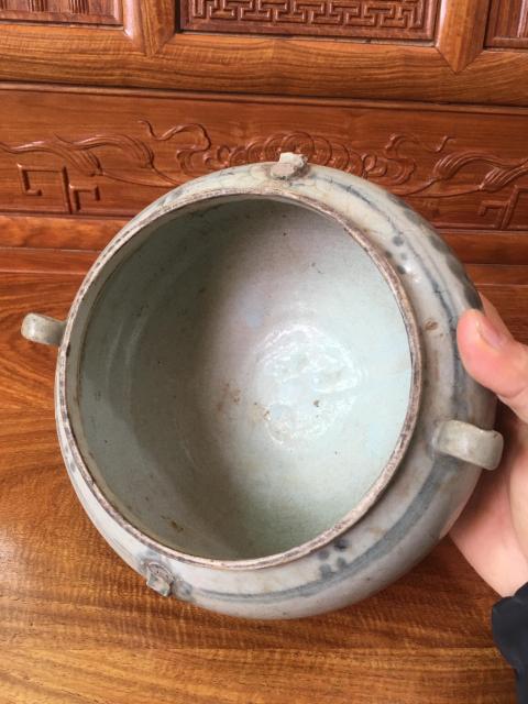 古玩陶瓷明代青花四系洗拍賣，當前價格0元