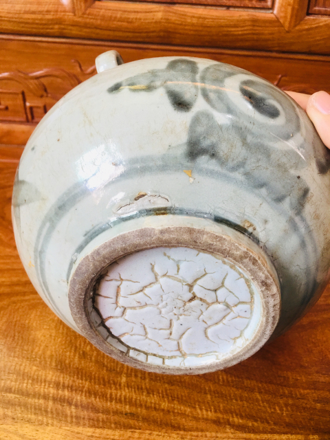 古玩陶瓷明代青花四系洗拍賣，當前價格0元