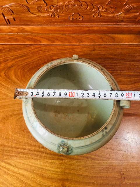 古玩陶瓷明代青花四系洗拍賣，當前價格0元