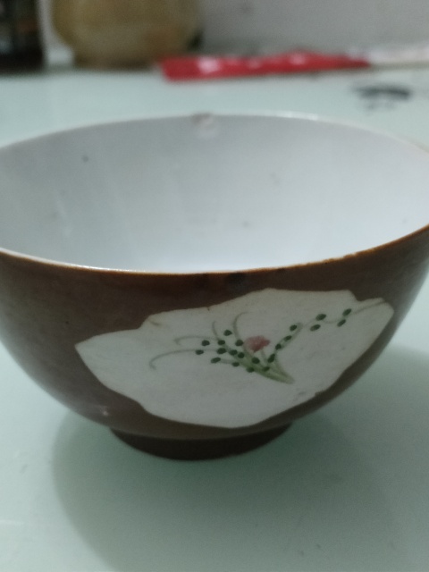 古玩陶瓷花卉紋碗拍賣,當前價格99元