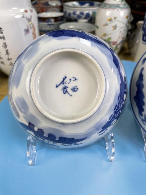 古玩陶瓷晚清民國(guó) 青花亭臺(tái)山水人物紋碗一對(duì)(二級(jí)官)拍賣(mài),當(dāng)前價(jià)格2600元