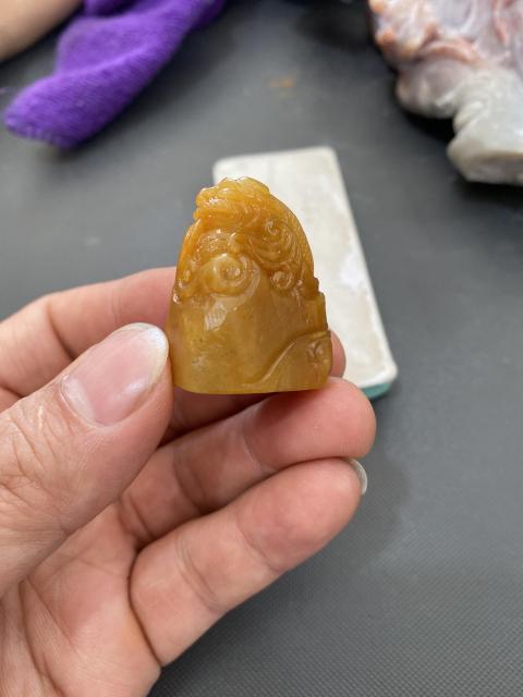 古玩雜項壽山田黃石印章拍賣,當前價格1999元