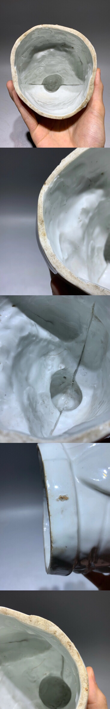 古玩陶瓷白釉彌勒佛塑像拍賣,當前價格0元