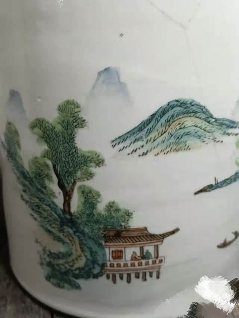 古玩陶瓷民國**紅蓋盒拍賣，當前價格1588元
