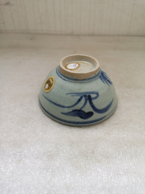 古玩陶瓷青花蘭草紋碗拍賣,當(dāng)前價格850元