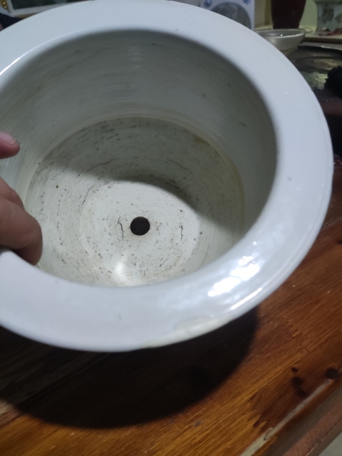 古玩陶瓷淺絳彩花鳥紋花盆拍賣，當前價格1688元