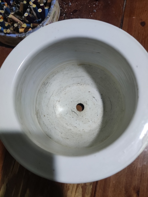 古玩陶瓷淺絳彩花鳥紋花盆拍賣，當前價格1688元