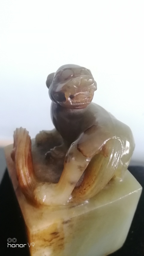 古玩玉器和田玉獸鈕拍賣,當前價格880元