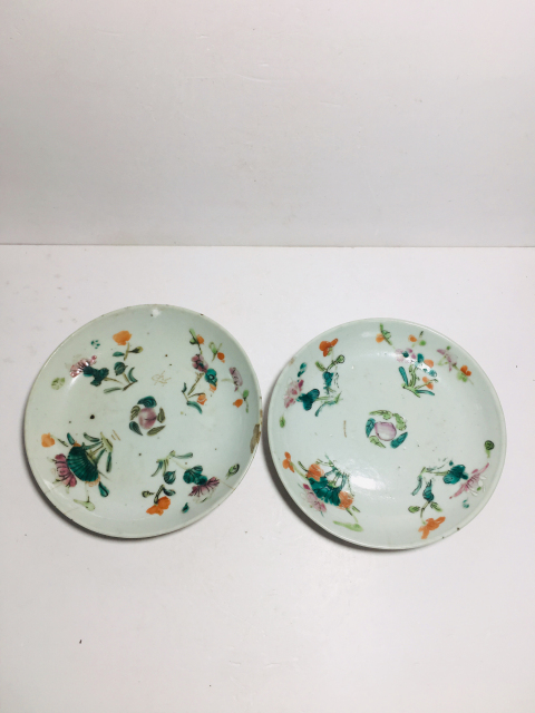 古玩陶瓷粉彩四季花卉紋盤拍賣,當前價格0元