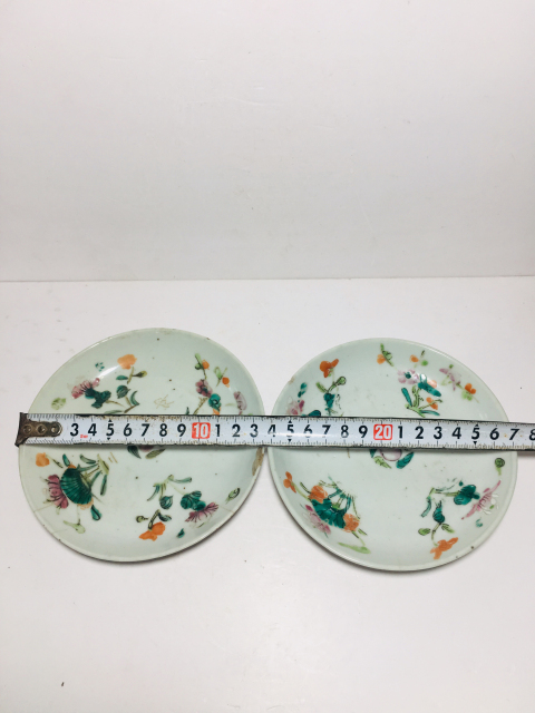 古玩陶瓷粉彩四季花卉紋盤拍賣,當前價格0元