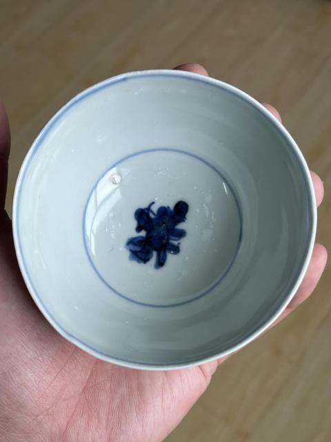 古玩陶瓷明代青花碗拍賣,當前價格1200元