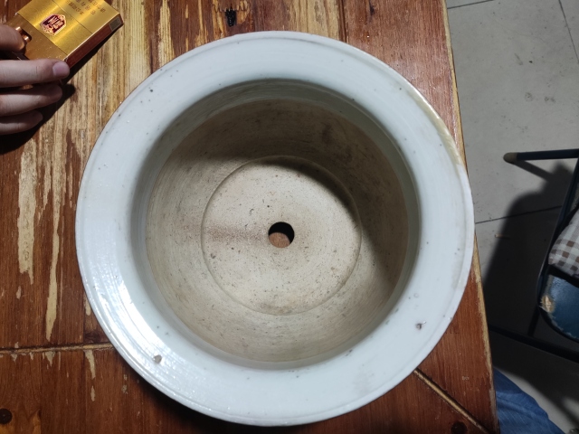 古玩陶瓷淺絳彩花鳥紋花盆拍賣,當前價格1688元
