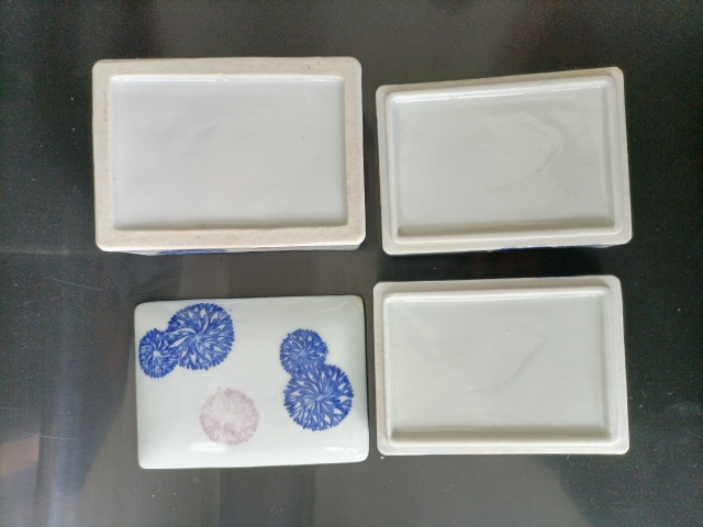 古玩陶瓷放漏 青花釉里紅花卉節盒已保真拍賣,當前價格2888元