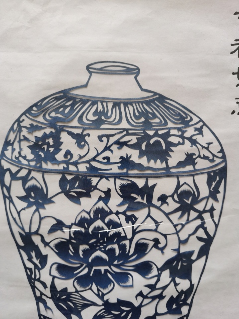 古玩字畫(huà)黑龍江工藝美術(shù)大師非物質(zhì)文化第三代傳人付洪雁紙?jiān)槿缫馀馁u,當(dāng)前價(jià)格699元