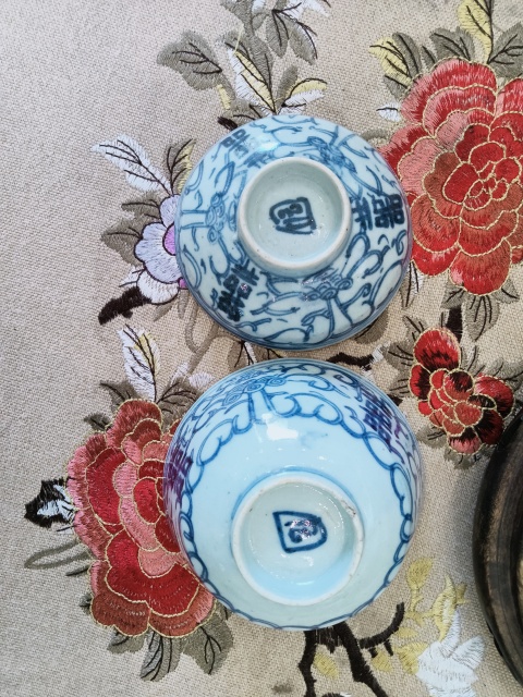 古玩陶瓷青花蓋碗拍賣，當前價格1460元