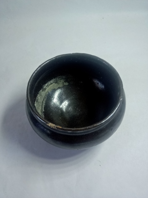 古玩陶瓷【清】磁州窯黑釉罐拍賣，當前價格288元
